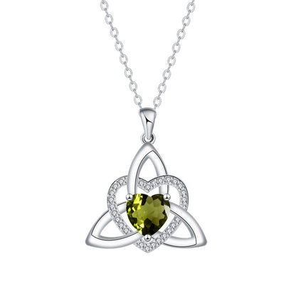 ✨🎁 Kelta csomós szív alakú medálos nyaklánc – örök szerelem, végtelen kötődés. 💖 Utánvéttel!