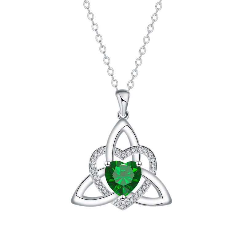 ✨🎁 Kelta csomós szív alakú medálos nyaklánc – örök szerelem, végtelen kötődés. 💖 Utánvéttel!