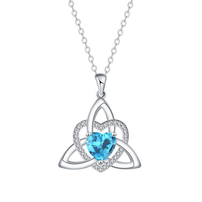 ✨🎁 Kelta csomós szív alakú medálos nyaklánc – örök szerelem, végtelen kötődés. 💖 Utánvéttel!