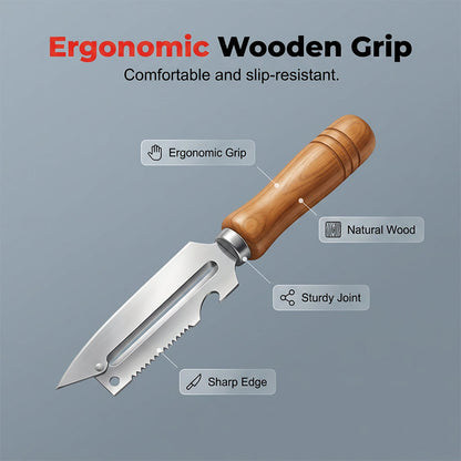 🔪 4 az 1-ben konyhai hámozó – hámozz, szeletelj és tisztíts egy eszközzel! 🥕 Platás utánvéttel!
