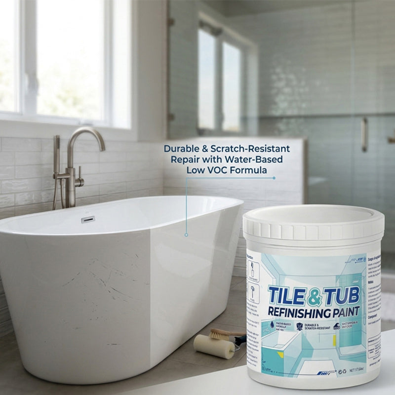 🛁 Prémium csempe- és kádfelújító festékkészlet – régi, sárga, repedezett felületek azonnal újjávarázsolva! ✨ Platás utánvéttel!
