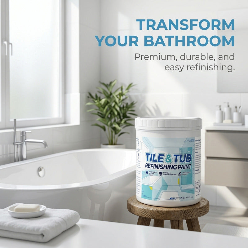 🛁 Prémium csempe- és kádfelújító festékkészlet – régi, sárga, repedezett felületek azonnal újjávarázsolva! ✨ Platás utánvéttel!