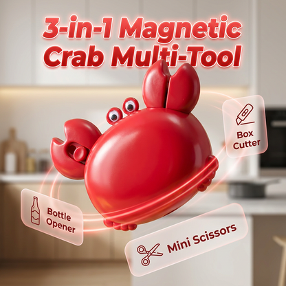 ✨ 1+1 ingyen! 🦀 Rák alakú, többfunkciós mágneses palacknyitó – konyhai segítő, amit imádni fogsz! 🔧 Platás utánvéttel!