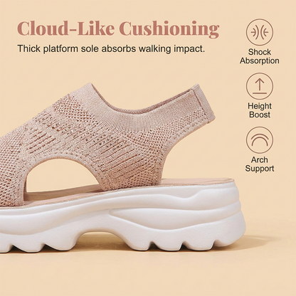 🌬️ Női vastag talpú szandál – lélegző hálós, kényelmes, egész napos viseletre! 👡 Platás utánvéttel!