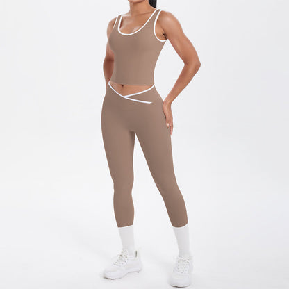 🧘‍♀️ Kétrészes jóga ruha – varratmentes, magas derekú, guggolásálló! 👖✨ Utánvéttel!
