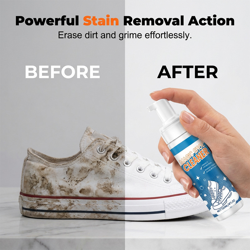 ✨ Szagtalanító és fehérítő spray sportcipőkhöz – egy lépésben frissít és fehérít! 👟 Platás utánvéttel!