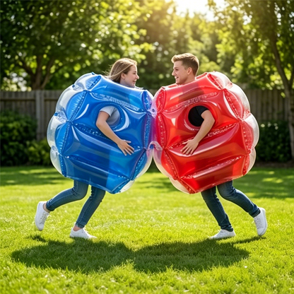 🤼 Gyermek felfújható ütközésvédő buborékruha – biztonságos pofozkodás, rengeteg nevetés! 🎈 Platás utánvéttel!