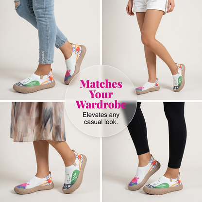 👟 Könnyű, divatos női sétálócipő – kényelmes, légáteresztő, egész napos viseletre! 🌸 Platás utánvéttel!