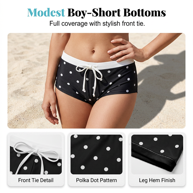 👙 Polka dots mintás, hátsó nyaknál megkötős bikini szett – csinos, kényelmes, nyári kedvenc! 🌊 Platás utánvéttel!