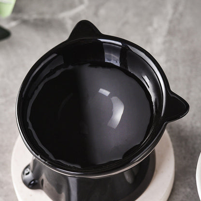 🥣 Ergonómikus, emelt műanyag macskatál – védi a macska nyakát és emésztését, nem csúszkál, könnyen tisztítható! 🐱 Platás utánvéttel!