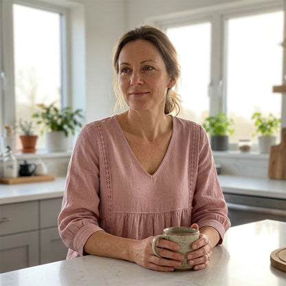 👚 Női alkalmi V-nyakú csipkés szegélyű felső – csinos, kényelmes, nyári napokra tökéletes! ✨ Platás utánvéttel!