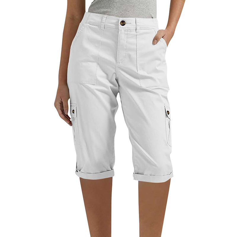 👖 Női alkalmi cargo capri nadrág zsebekkel – praktikus, kényelmes, nyári viseletre tökéletes! 🌸 Platás utánvéttel!