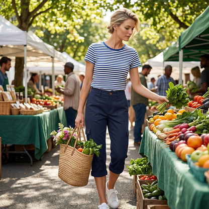 👖 Női alkalmi cargo capri nadrág zsebekkel – praktikus, kényelmes, nyári viseletre tökéletes! 🌸 Platás utánvéttel!