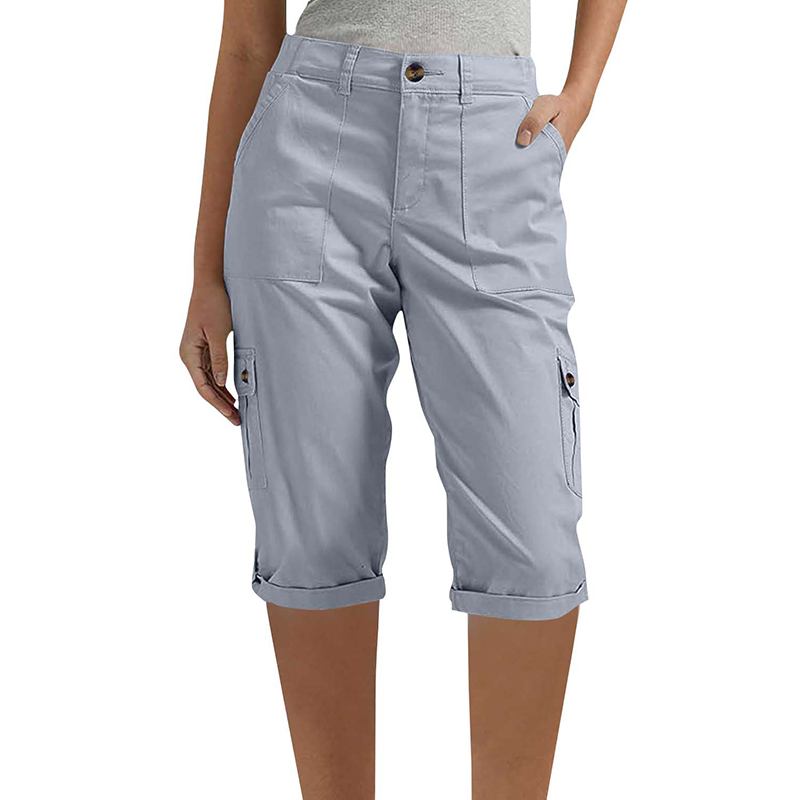 👖 Női alkalmi cargo capri nadrág zsebekkel – praktikus, kényelmes, nyári viseletre tökéletes! 🌸 Platás utánvéttel!