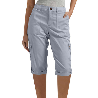 👖 Női alkalmi cargo capri nadrág zsebekkel – praktikus, kényelmes, nyári viseletre tökéletes! 🌸 Platás utánvéttel!
