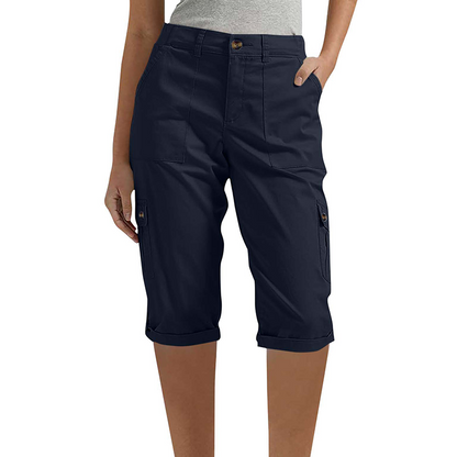 👖 Női alkalmi cargo capri nadrág zsebekkel – praktikus, kényelmes, nyári viseletre tökéletes! 🌸 Platás utánvéttel!