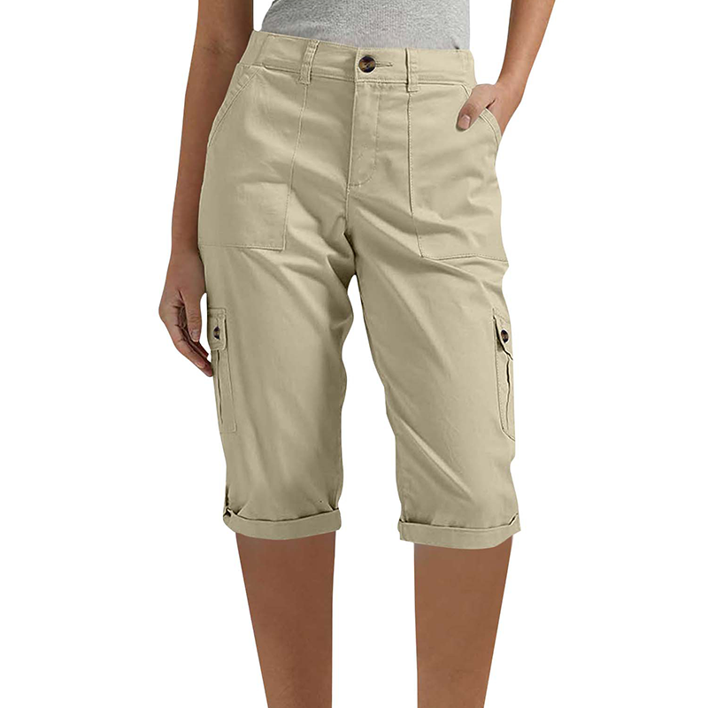 👖 Női alkalmi cargo capri nadrág zsebekkel – praktikus, kényelmes, nyári viseletre tökéletes! 🌸 Platás utánvéttel!