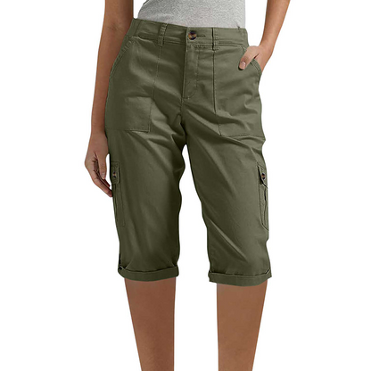 👖 Női alkalmi cargo capri nadrág zsebekkel – praktikus, kényelmes, nyári viseletre tökéletes! 🌸 Platás utánvéttel!