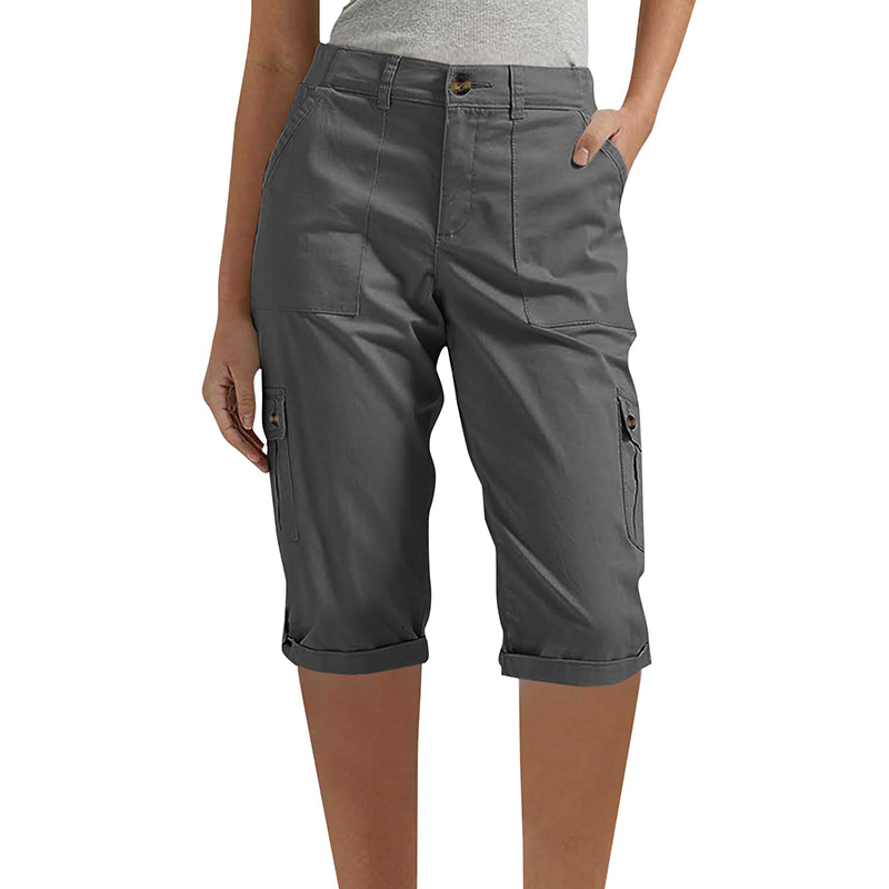 👖 Női alkalmi cargo capri nadrág zsebekkel – praktikus, kényelmes, nyári viseletre tökéletes! 🌸 Platás utánvéttel!