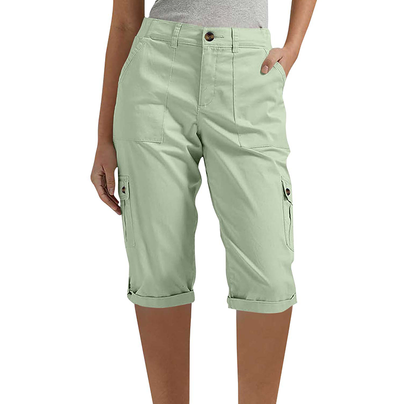 👖 Női alkalmi cargo capri nadrág zsebekkel – praktikus, kényelmes, nyári viseletre tökéletes! 🌸 Platás utánvéttel!
