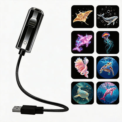 🌙 Változtassa szobáját égi szépséggel – USB galaxis és hold projektor éjszakai fény! ✨ Platás utánvéttel!